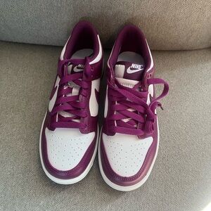 Nike Kids Purple and White Sneakers